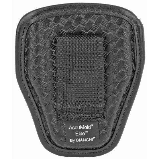 Bianchi 22966 7934 AccuMold Elite Open Handcuff Case Basketweave Black